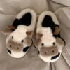 دمپایی حوله ای زنانه مدل گاوی ZYAS-01 - Image 2