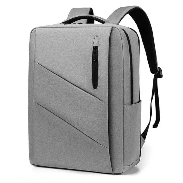 کوله پشتی لپ تاپ بیزینس با کابل USB مدل PZB064 - Image 5