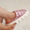 اسلیپر حوله‌ای زنانه مدل شبرنگ - Image 4