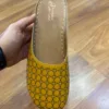 صندل طبی زنانه صحرا مدل جلوبسته نگینی - Image 3