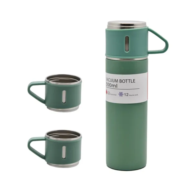 فلاسک و لیوان مدل hot-cold گنجایش 0.5 لیتر بسته 3 عددی - Image 2