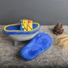 دمپایی پسرانه مدل بابی کد blu-ylw - Image 5