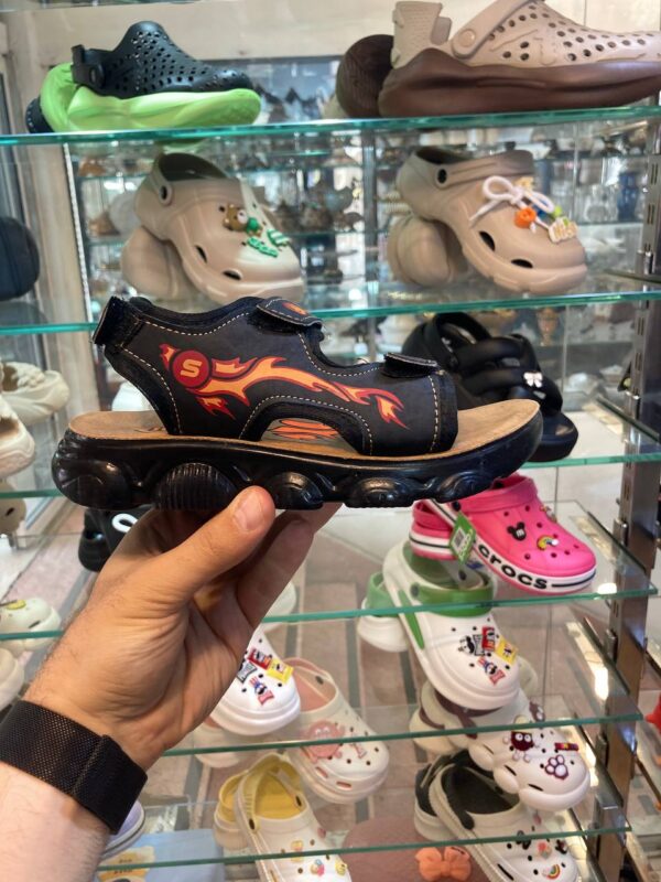 صندل رکابدار تابستانی پسرانه مدل fire - Image 2