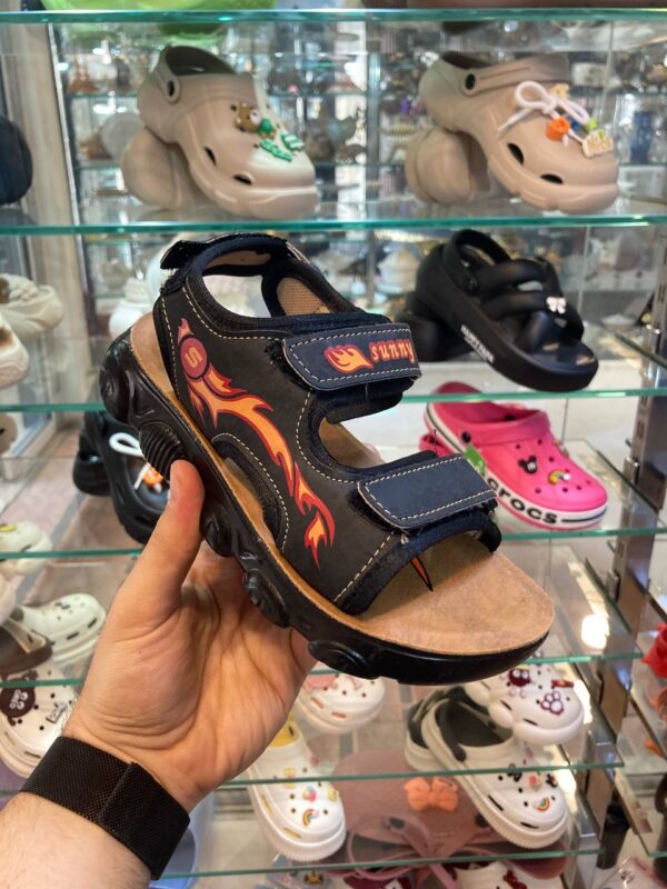 صندل رکابدار تابستانی پسرانه مدل fire