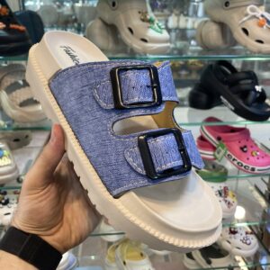دمپایی زنانه کمربندی blue