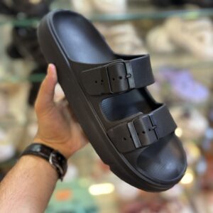دمپایی مردانه نیکتا مدل کمربندی blk