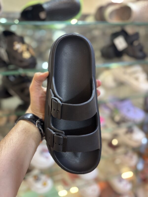 دمپایی مردانه نیکتا مدل کمربندی blk - Image 3