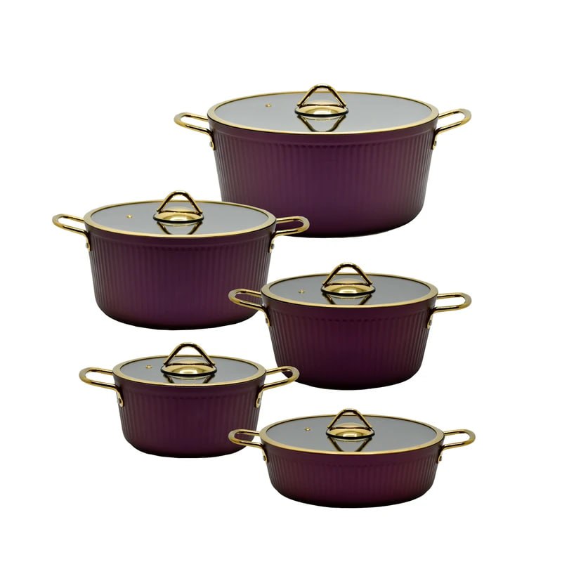 سرویس قابلمه 10 پارچه یونیک مدل فلورانس - Image 16