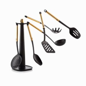 سرویس کفگیر و ملاقه 7 پارچه KZP مدل رویال