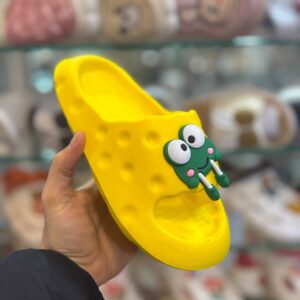 دمپایی بچه گانه مدل قورباغه