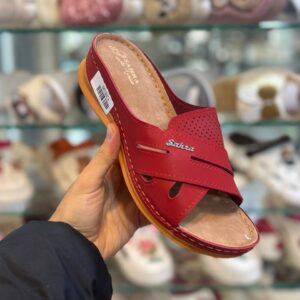 صندل طبی زنانه صحرا مدل قرمز