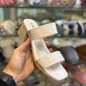 صندل مجلسی زنانه رایکا مدل ۲بند کرم