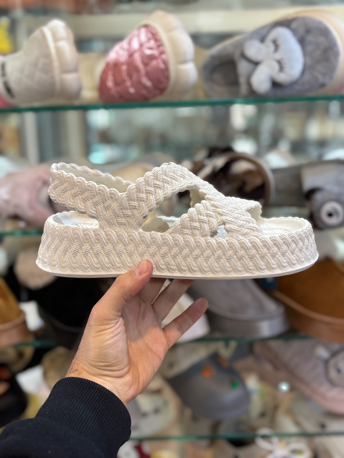 صندل زنانه مدل ساحلی مدل حصیری - Image 8