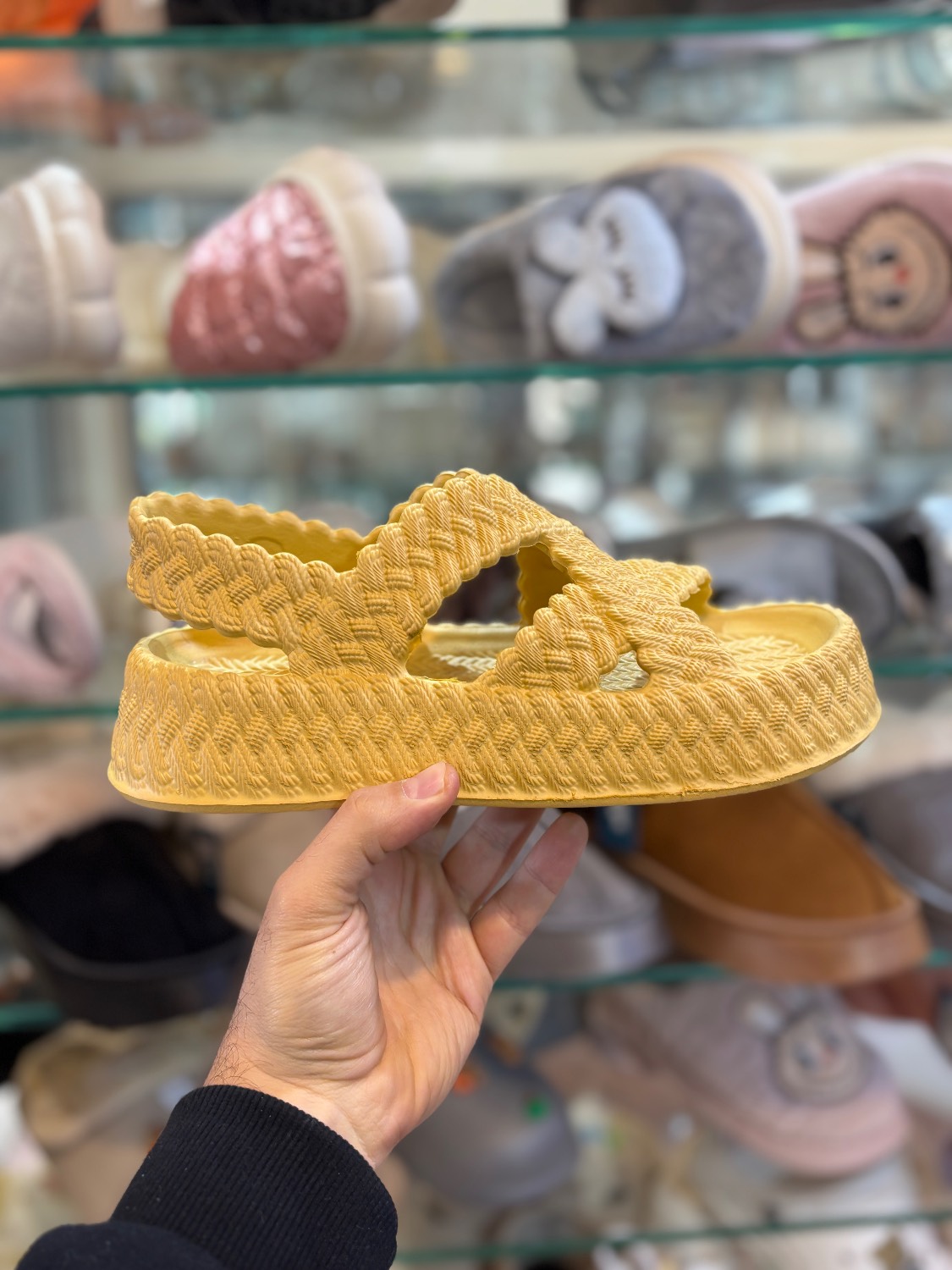 صندل زنانه مدل ساحلی مدل حصیری - Image 3