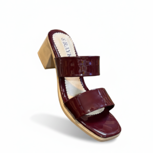 صندل مجلسی زنانه رایکا مدل ۲بند زرشکی